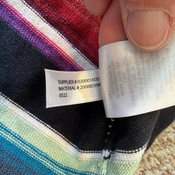 Lauren, Ralph Lauren, size Large Colorful, striped, stretchy, knit skirt - Picture 7 of 8